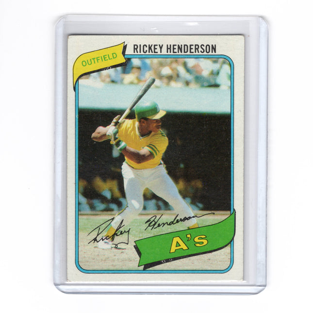 1980 Topps Baseball Set #1-726 Poor-VG+ w/ Henderson RC & PSA 6 Ryan