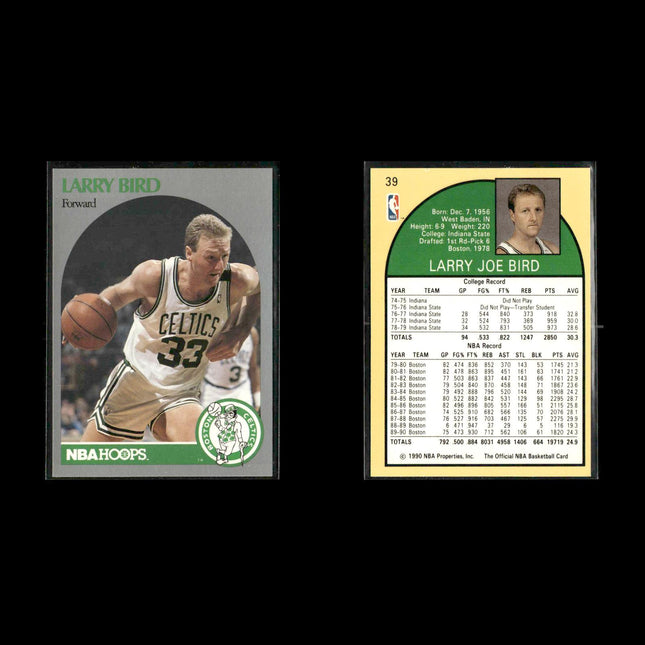 Larry Bird Boston Celtics Basketball 9-Card Lot NBA Hoops EX