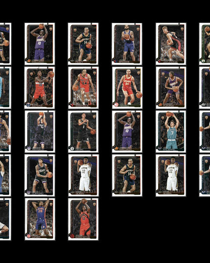 2025 Topps Basketball Rookie Lot (27) Base RCs NBA Cooper Flagg