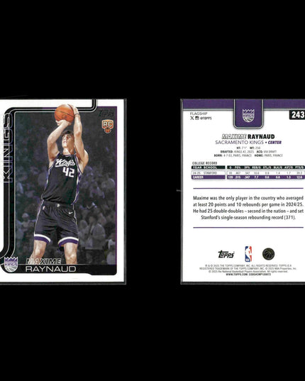 2025 Topps Basketball Rookie Lot (27) Base RCs NBA Cooper Flagg