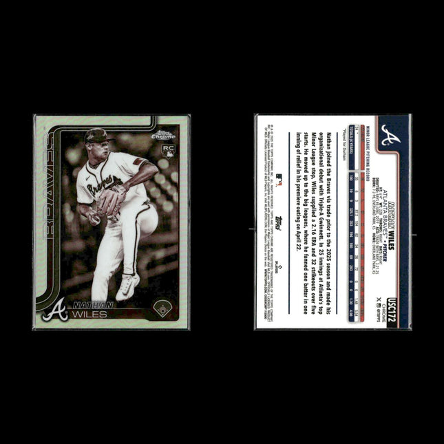 2025 Topps Chrome Sepia Refractor Baseball 4-Card Lot Caleb Durbin NM+