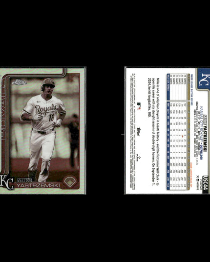 2025 Topps Chrome Sepia Refractor Baseball 4-Card Lot Caleb Durbin NM+
