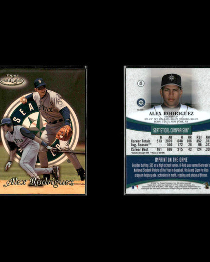 Alex Rodriguez Seattle Mariners Baseball 11-Card Lot Topps EX