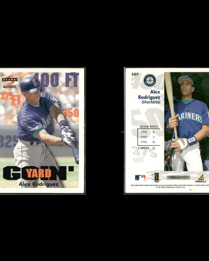 Alex Rodriguez Seattle Mariners Baseball 11-Card Lot Topps EX