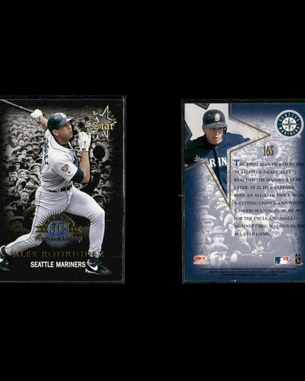 Alex Rodriguez Seattle Mariners Baseball 11-Card Lot Topps EX
