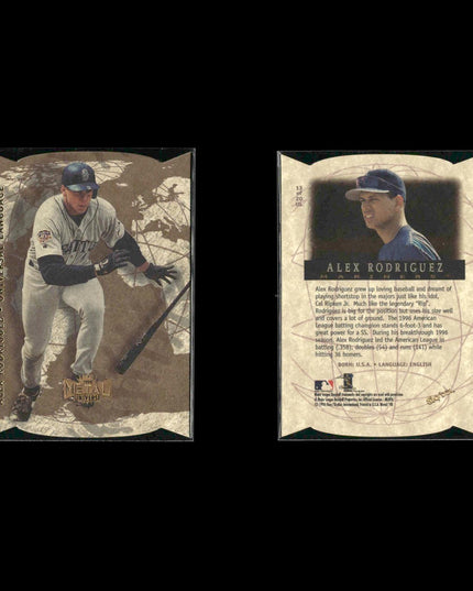 Alex Rodriguez Seattle Mariners Baseball 11-Card Lot Topps EX