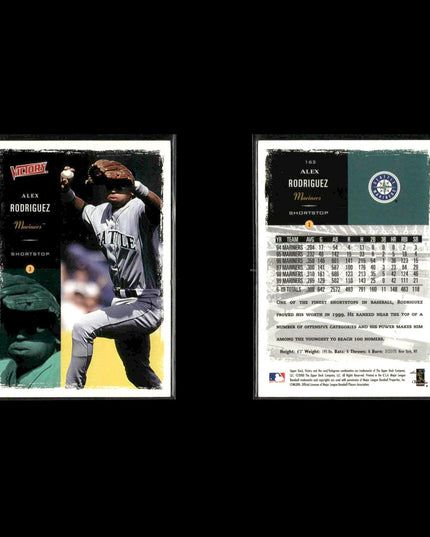 Alex Rodriguez Seattle Mariners Baseball 11-Card Lot Topps EX