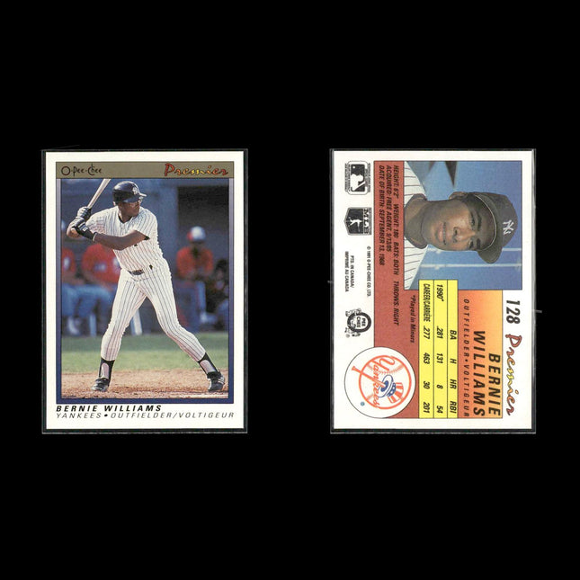 Bernie Williams New York Yankees Baseball 7-Card Lot Topps EX