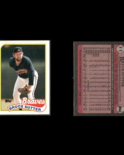 Bruce Sutter Chicago Cubs Baseball 12-Card Lot Topps EX