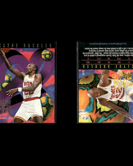 Clyde Drexler Portland Trail Blazers Basketball 12-Card Lot NBA Hoops EX