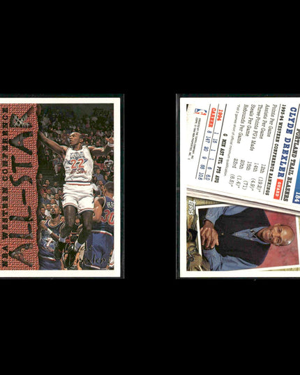 Clyde Drexler Portland Trail Blazers Basketball 7-Card Lot NBA Hoops EX
