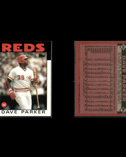 Dave Parker Pittsburgh Pirates Baseball 12-Card Lot Topps EX