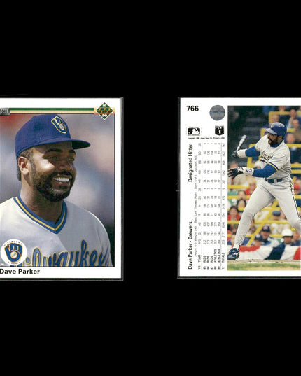 Dave Parker Pittsburgh Pirates Baseball 12-Card Lot Topps EX