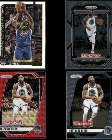 Draymond Green Golden State Warriors Basketball 4-Card Lot Panini EX