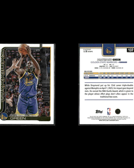 Draymond Green Golden State Warriors Basketball 4-Card Lot Panini EX