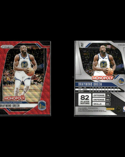 Draymond Green Golden State Warriors Basketball 4-Card Lot Panini EX