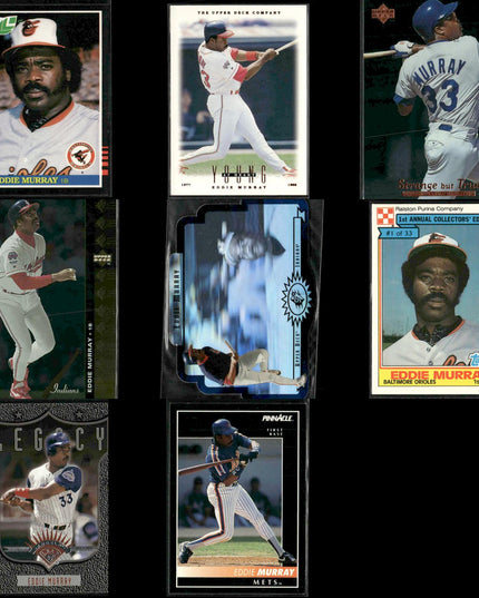 Eddie Murray Baltimore Orioles Baseball 8-Card Lot Topps EX