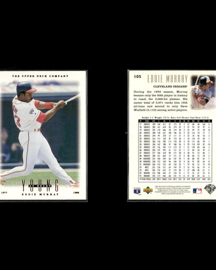 Eddie Murray Baltimore Orioles Baseball 8-Card Lot Topps EX