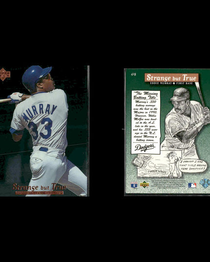 Eddie Murray Baltimore Orioles Baseball 8-Card Lot Topps EX