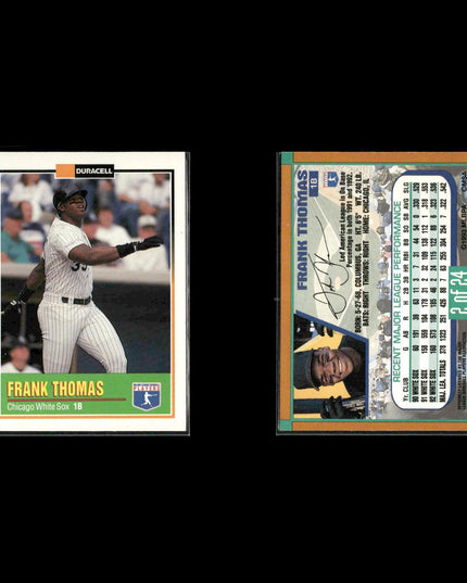 Frank Thomas White Sox Card Lot (13) Topps Donruss UD HOF Assorted