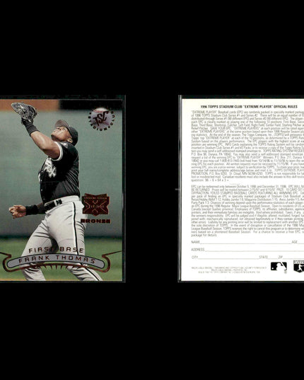 Frank Thomas White Sox Card Lot (13) Topps Donruss UD HOF Assorted