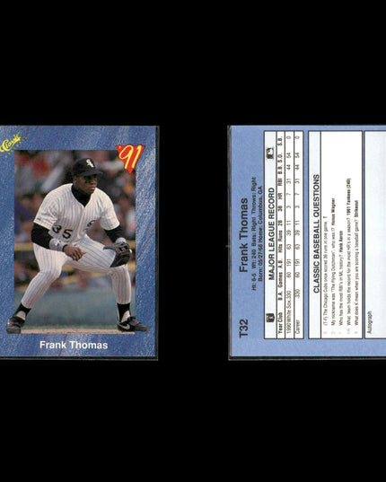 Frank Thomas White Sox Card Lot (13) Topps Donruss UD HOF Assorted