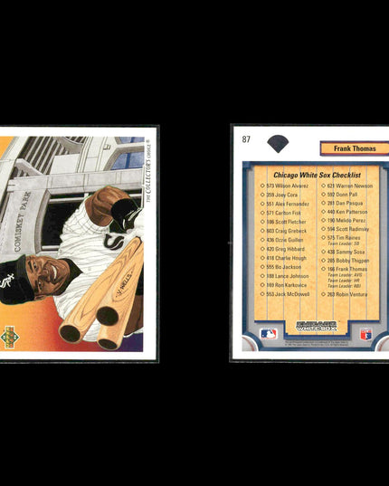 Frank Thomas White Sox Card Lot (13) Topps Donruss UD HOF Assorted