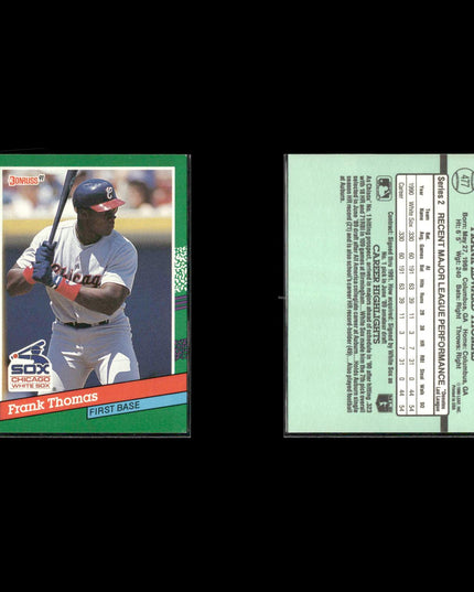 Frank Thomas White Sox Card Lot (13) Topps Donruss UD HOF Assorted