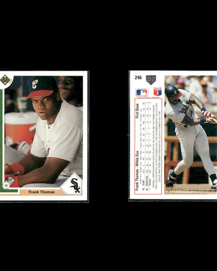 Frank Thomas White Sox Card Lot (13) Topps Donruss UD HOF Assorted