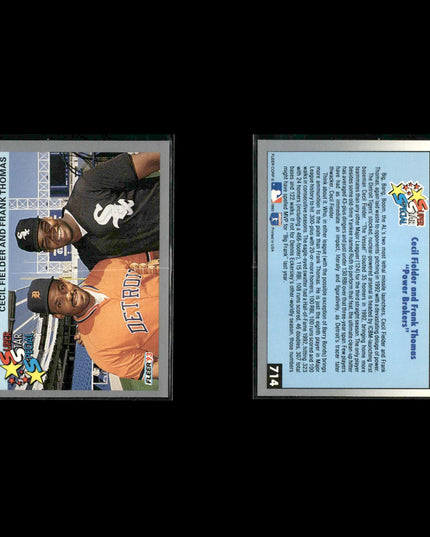 Frank Thomas White Sox Card Lot (13) Topps Donruss UD HOF Assorted