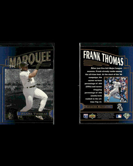 Frank Thomas White Sox Card Lot (13) Topps Donruss UD HOF Assorted