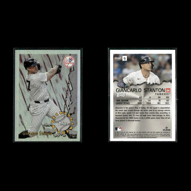 Giancarlo Stanton Miami Marlins Baseball 8-Card Lot Topps EX