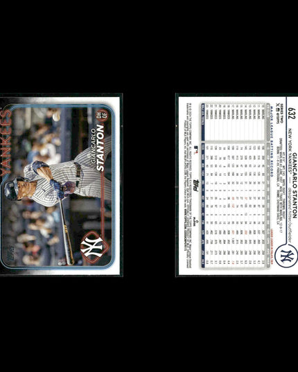 Giancarlo Stanton Miami Marlins Baseball 8-Card Lot Topps EX