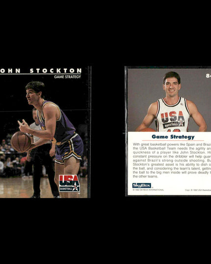 John Stockton Utah Jazz Basketball 10-Card Lot NBA Hoops EX