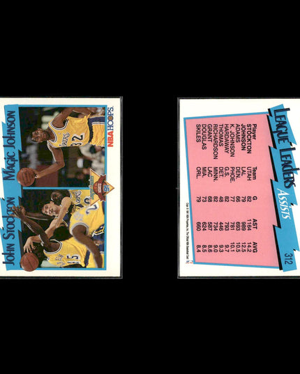 John Stockton Utah Jazz Basketball 10-Card Lot NBA Hoops EX