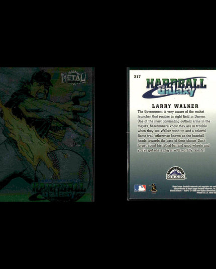 Larry Walker Colorado Rockies Baseball 12-Card Lot Topps EX