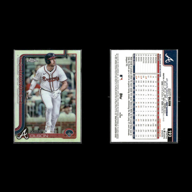 Matt Olson Oakland Athletics Baseball 6-Card Lot Topps EX