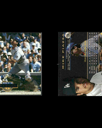 Mike Piazza Los Angeles Dodgers Baseball 12-Card Lot Topps EX