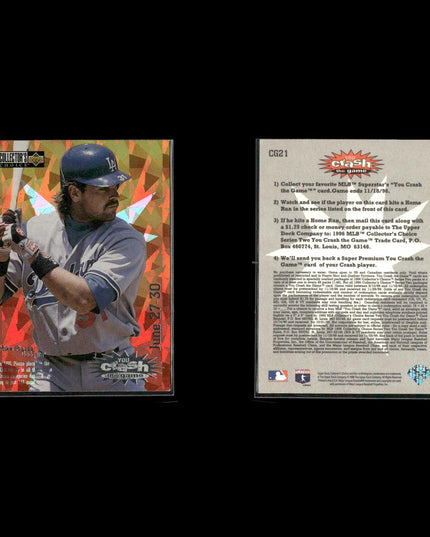 Mike Piazza Los Angeles Dodgers Baseball 12-Card Lot Topps EX