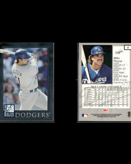 Mike Piazza Los Angeles Dodgers Baseball 12-Card Lot Topps EX