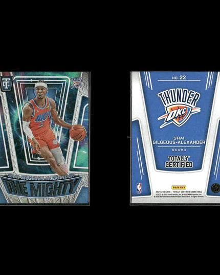 Shai Gilgeous Alexander Oklahoma City Thunder Basketball 10-Card Lot Panini EX