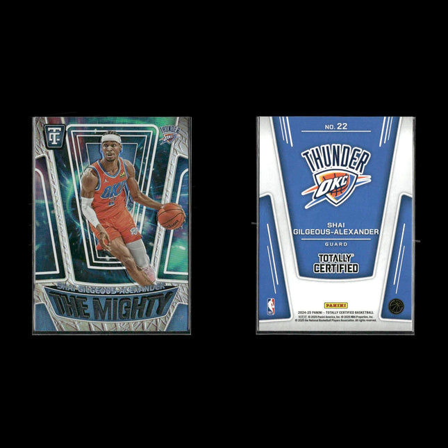 Shai Gilgeous Alexander Oklahoma City Thunder Basketball 10-Card Lot Panini EX