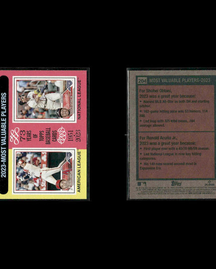 Shohei Ohtani Los Angeles Angels Baseball 8-Card Lot Topps EX