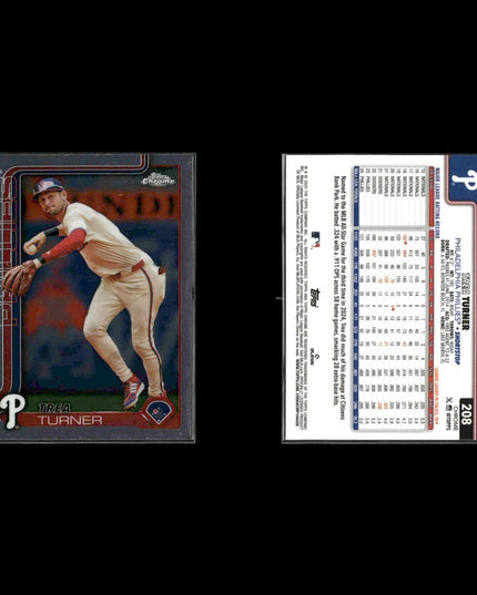 Trea Turner Washington Nationals Baseball 6-Card Lot Topps EX