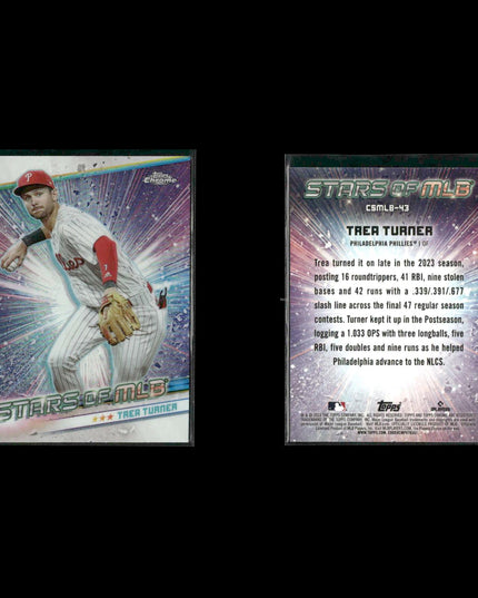Trea Turner Washington Nationals Baseball 6-Card Lot Topps EX