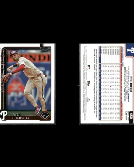 Trea Turner Washington Nationals Baseball 6-Card Lot Topps EX