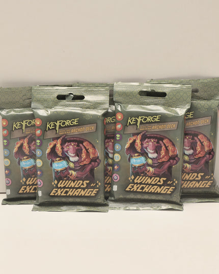 KeyForge Winds of Exchange Archon Decks – Lot of 5 Sealed Unique Decks