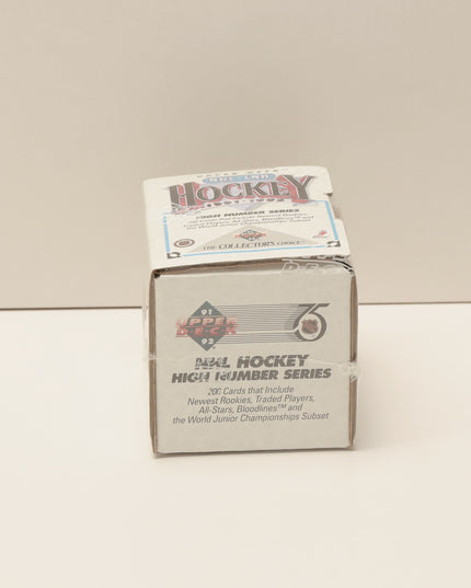 1991-92 Upper Deck NHL Hockey HIGH NUMBER SERIES Factory Sealed Box