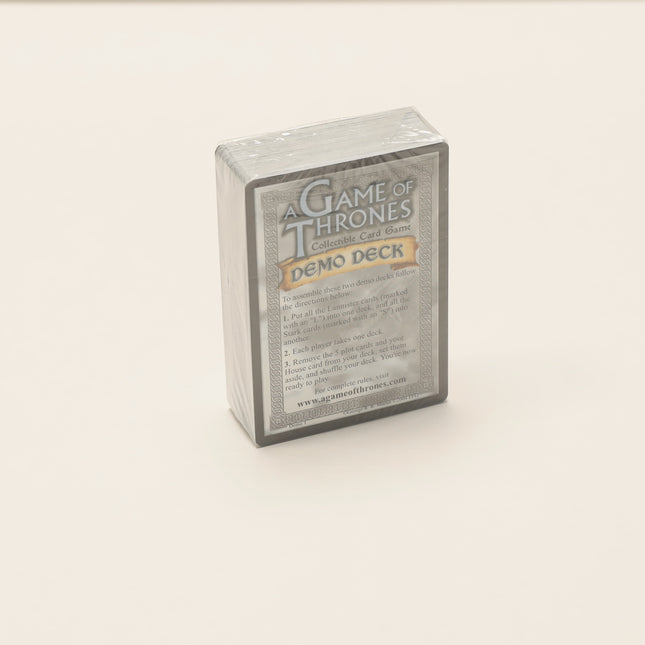 A Game of Thrones CCG Demo Deck SEALED - Lannister vs Stark 2000s Fantasy Flight