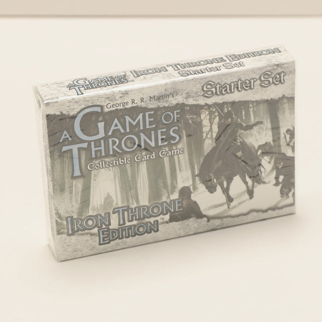 A Game of Thrones CCG Iron Throne Edition Starter Set SEALED 2006 Fantasy Flight